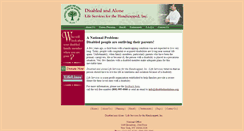 Desktop Screenshot of disabledandalone.org