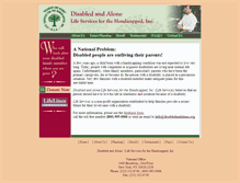 Tablet Screenshot of disabledandalone.org